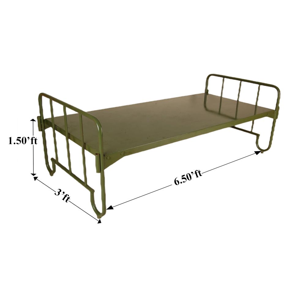 Steel cot hot sale price